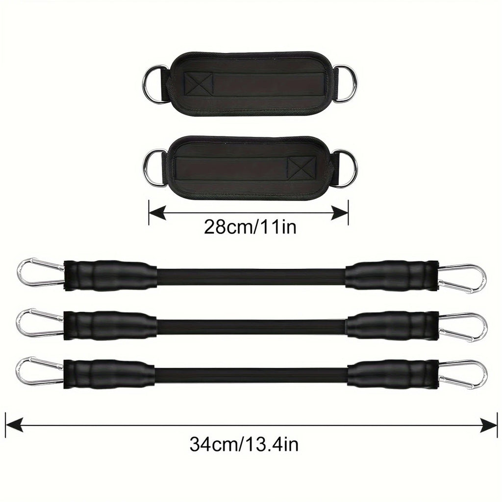 Ankle Resistance Band Set - 3 Resistance Levels for Glute & Leg Workouts