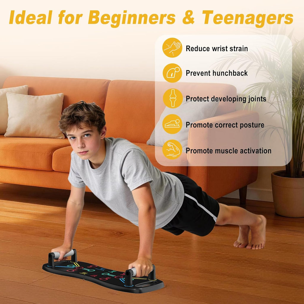 Push up Board, Portable Pushup Board for Men, Foldable Push up Bar