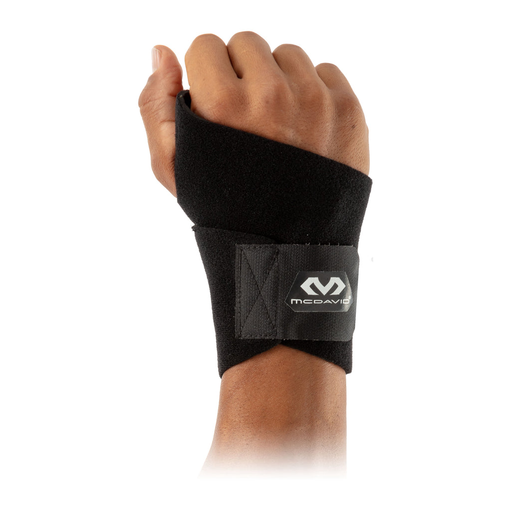 Sport Wrist Wrap, Black, Adjustable, One Size Fits Most