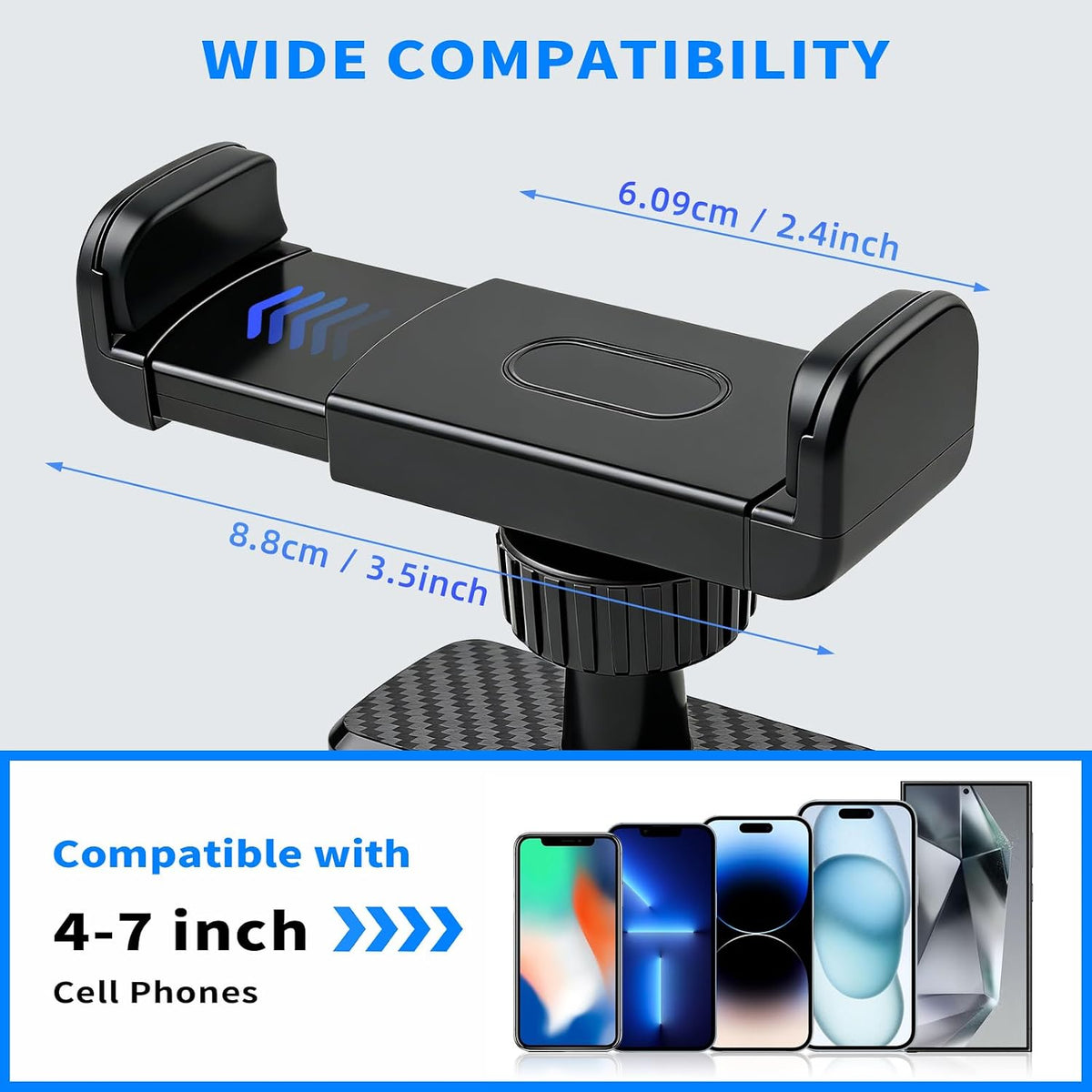 Magnetic Phone Holder for Gym, 8Xn52 Strong Magnet Base
